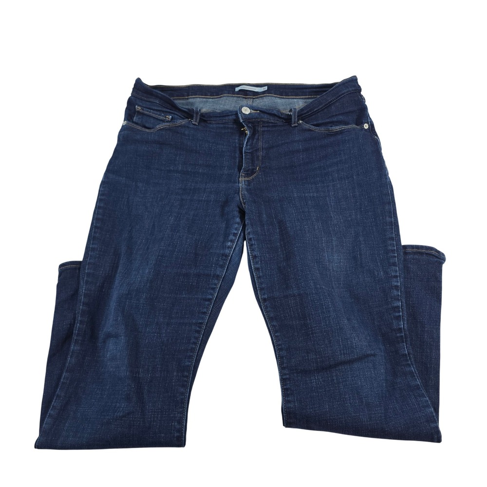 Levis Classic Bootcut Jeans Womens 14S W32 L30 Dark Wash Stretch 39252-0004